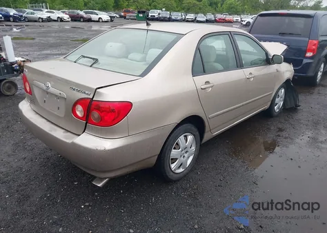 2008 Toyota Corolla Le из США, поврежденный, VIN 2T1BR32E38C856628